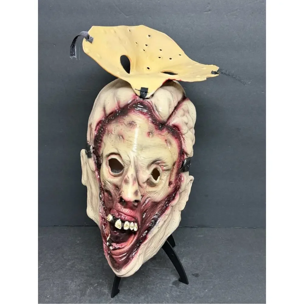 Friday The 13th Jason Voorhees New Line Productions Latex Two Piece Mask RARE